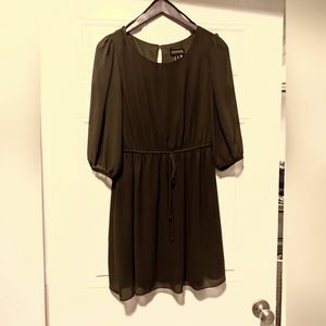 Elegant Forest Green Dress